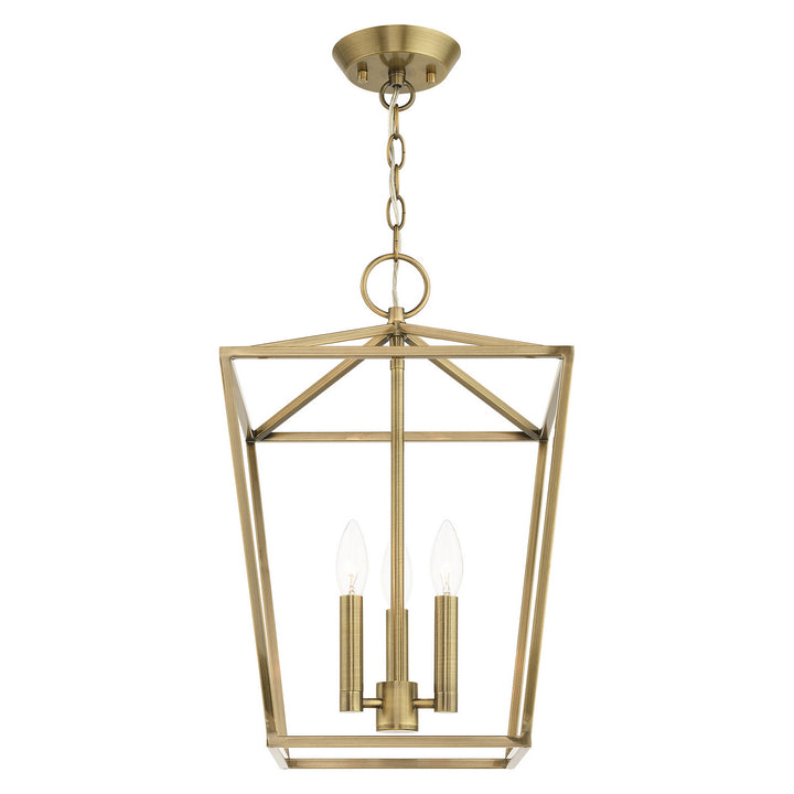 Livex Devone 49433-01 Ceiling Light - Antique Brass