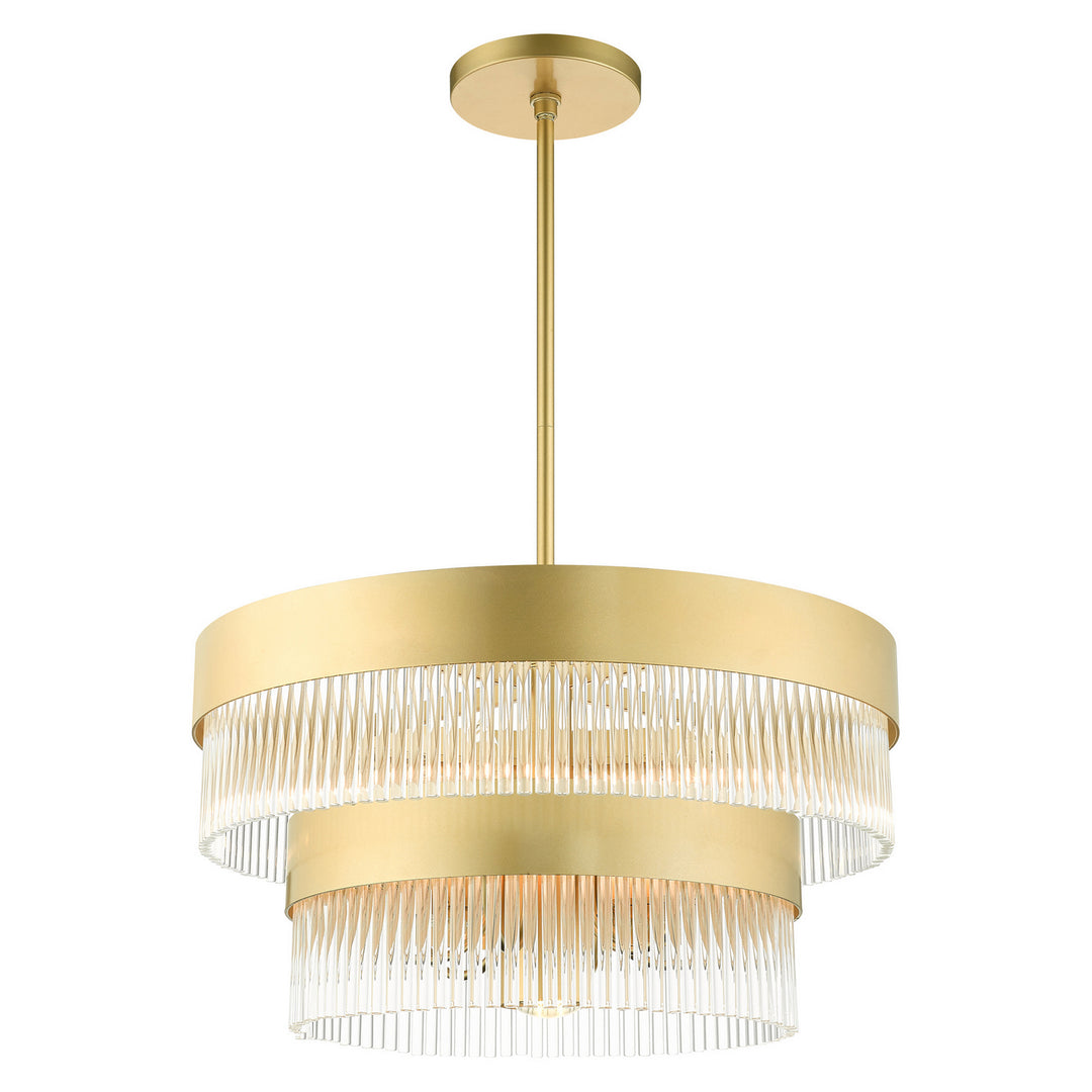 Livex Norwich 49825-33 Chandelier Light - Soft Gold
