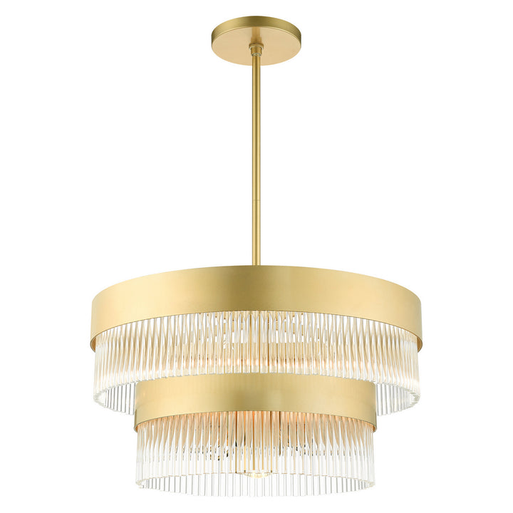 Livex Norwich 49825-33 Chandelier Light - Soft Gold