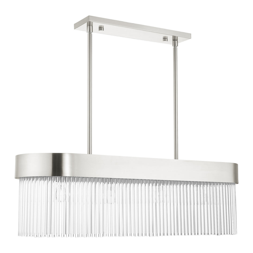 Livex Norwich 49826-91 Pendant Light - Brushed Nickel
