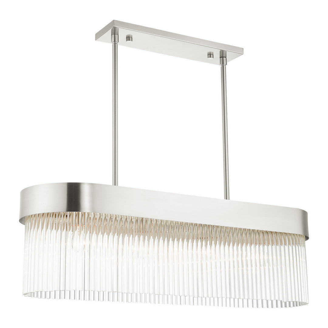Livex Norwich 49826-91 Pendant Light - Brushed Nickel