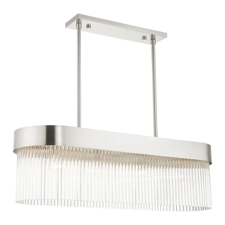 Livex Norwich 49826-91 Pendant Light - Brushed Nickel