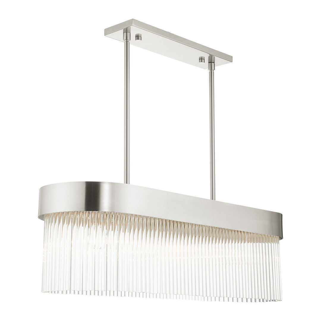 Livex Norwich 49826-91 Pendant Light - Brushed Nickel