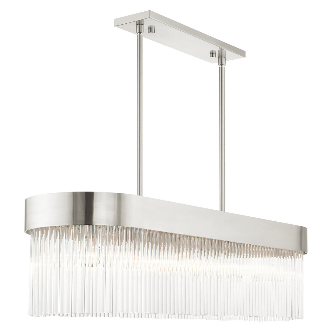 Livex Norwich 49830-91 Pendant Light - Brushed Nickel