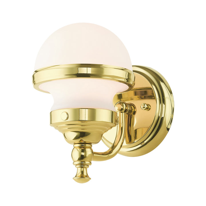 Livex Oldwick 5711-02 Wall Sconce Light - Polished Brass