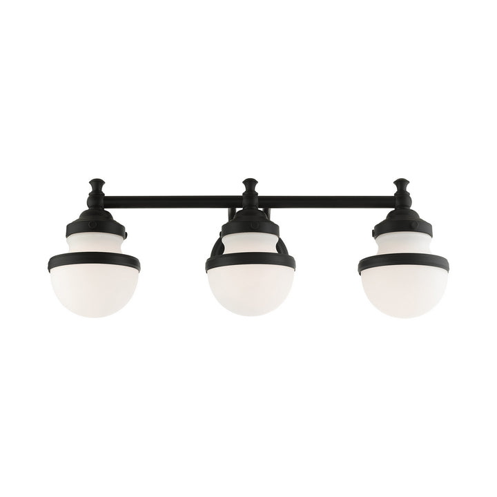 Livex Oldwick 5713-04 Bath Vanity Light 24 in. wide - Black