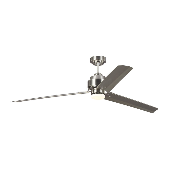 Visual Comfort Fan Arcade 68 3ARR68BS Ceiling Fan - Brushed Steel, Silver/Silver/