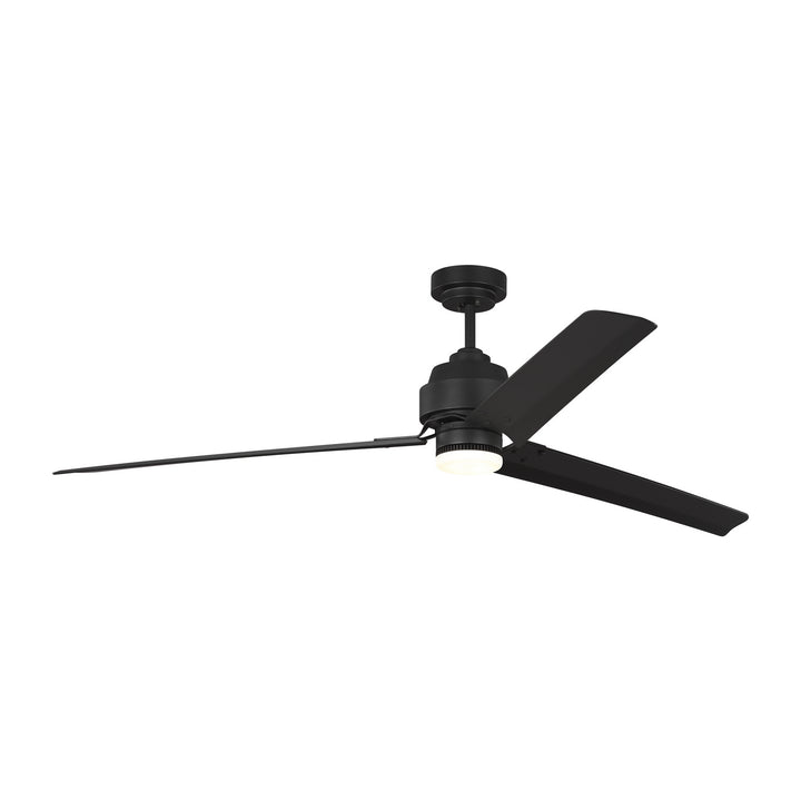 Visual Comfort Fan Arcade 68 3ARR68MBK Ceiling Fan - Midnight Black, Midnight Black/Midnight Black/