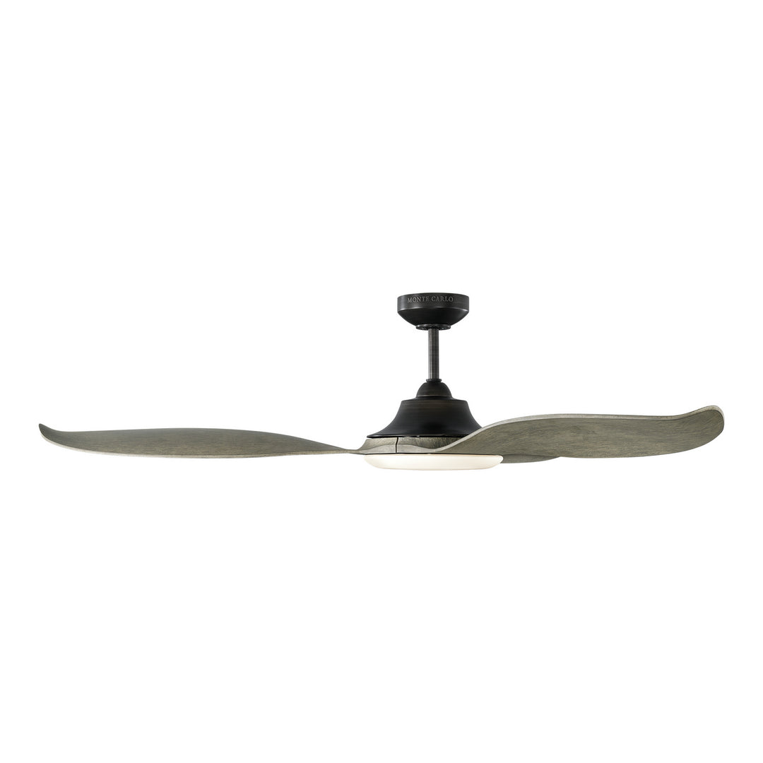 Visual Comfort Fan Stockton 60 3STR60AGPD Ceiling Fan - Aged Pewter, Light Grey Weathered Oak/Light Grey Weathered Oak/