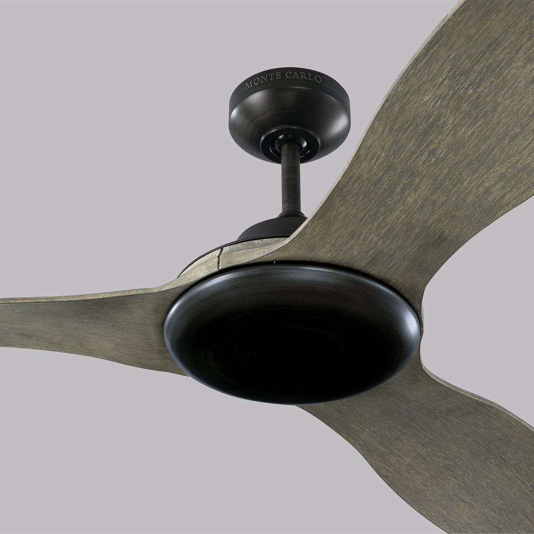 Visual Comfort Fan Stockton 60 3STR60AGPD Ceiling Fan - Aged Pewter, Light Grey Weathered Oak/Light Grey Weathered Oak/