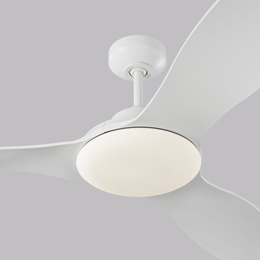 Visual Comfort Fan Stockton 60 3STR60RZWD Ceiling Fan - Matte White, Matte White/Matte White/