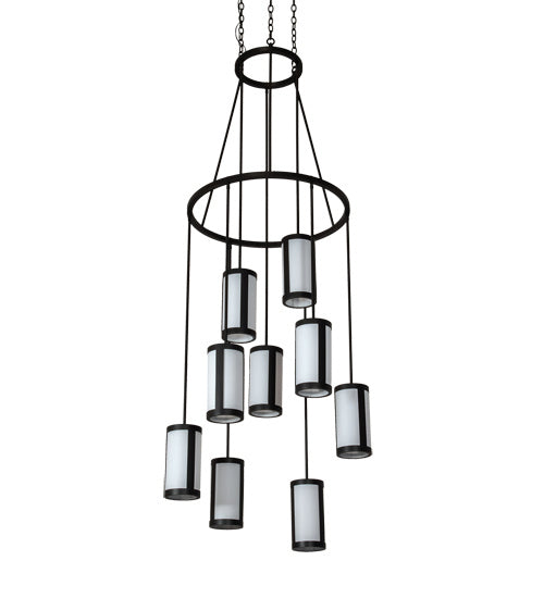 Meyda Tiffany Cartier 215598 Chandelier Light - Wrought Iron