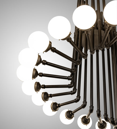 Meyda Tiffany Pipedream 227020 Chandelier Light - Oil Rubbed Bronze