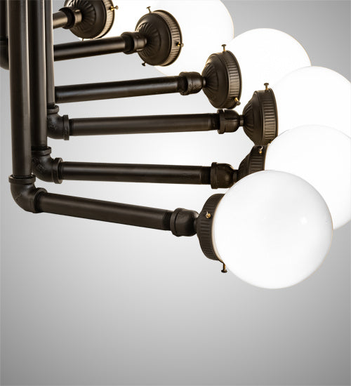 Meyda Tiffany Pipedream 227020 Chandelier Light - Oil Rubbed Bronze