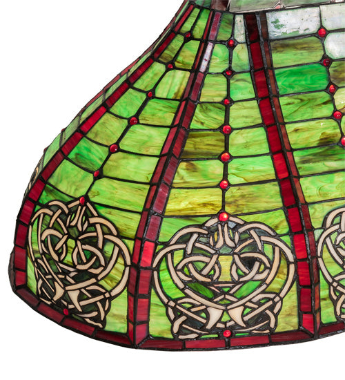 Meyda Tiffany Lighting 98636 Celtic Knot Shade Lamp Shade Bronze / Dark