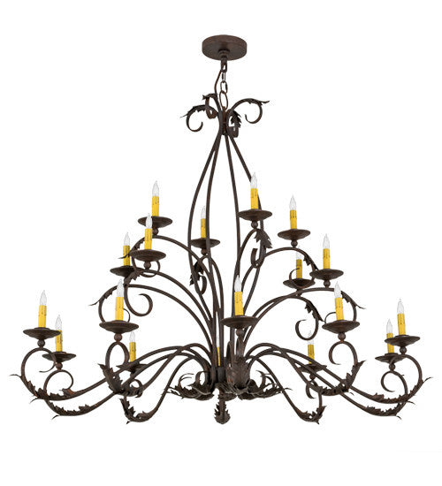 2nd Avenue Windsor 87636.54.3TR.070T Chandelier Light - Cajun Spice