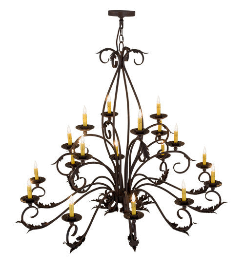 2nd Avenue Windsor 87636.54.3TR.070T Chandelier Light - Cajun Spice