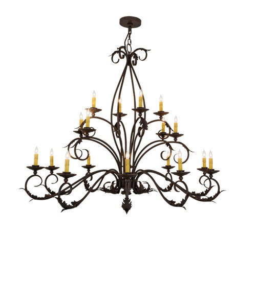 2nd Avenue Windsor 87636.54.3TR.070T Chandelier Light - Cajun Spice