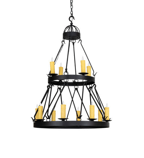 2nd Avenue Lakeshore 01.0750.36.3OWI Chandelier Light - Old Wrought Iron