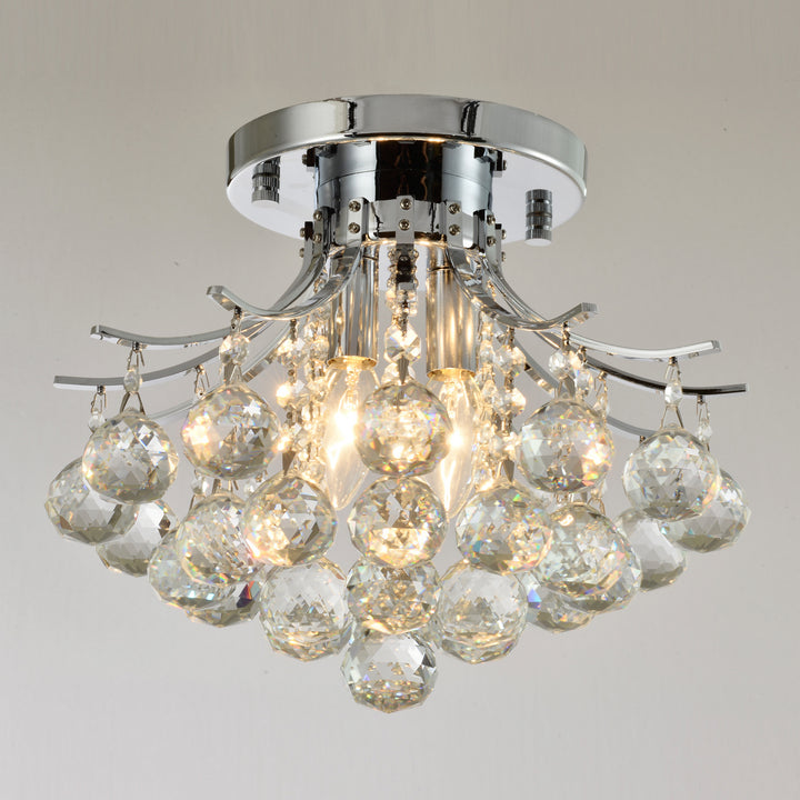 Worldwide Empire W33015C12 Ceiling Light - Polished Chrome