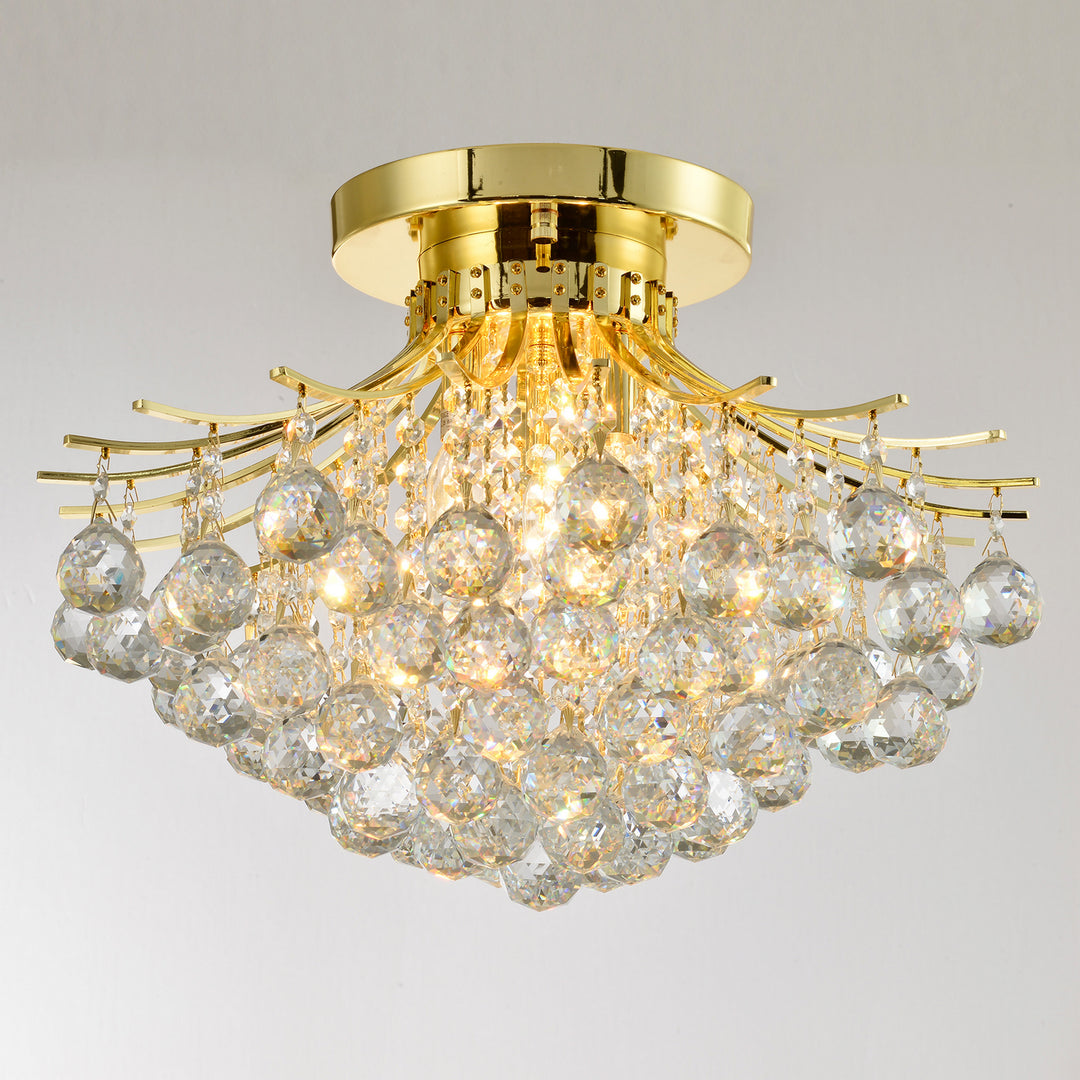 Worldwide Empire W33015G19 Ceiling Light - Polished Gold
