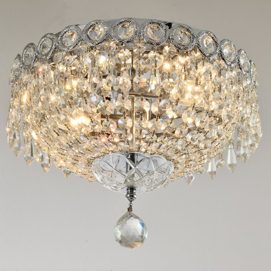 Worldwide Empire W33020C12 Ceiling Light - Chrome Finish