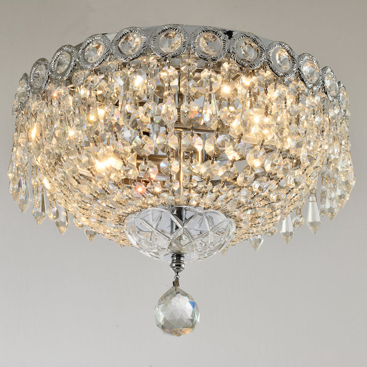 Worldwide Empire W33020C12 Ceiling Light - Chrome Finish