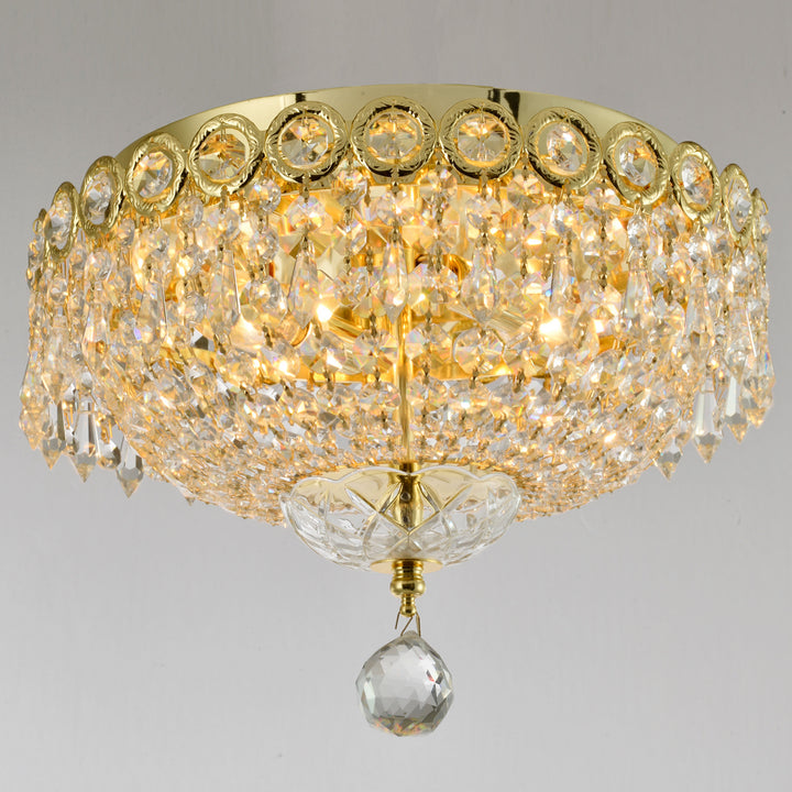 Worldwide Empire W33020G12 Ceiling Light - Gold Finish