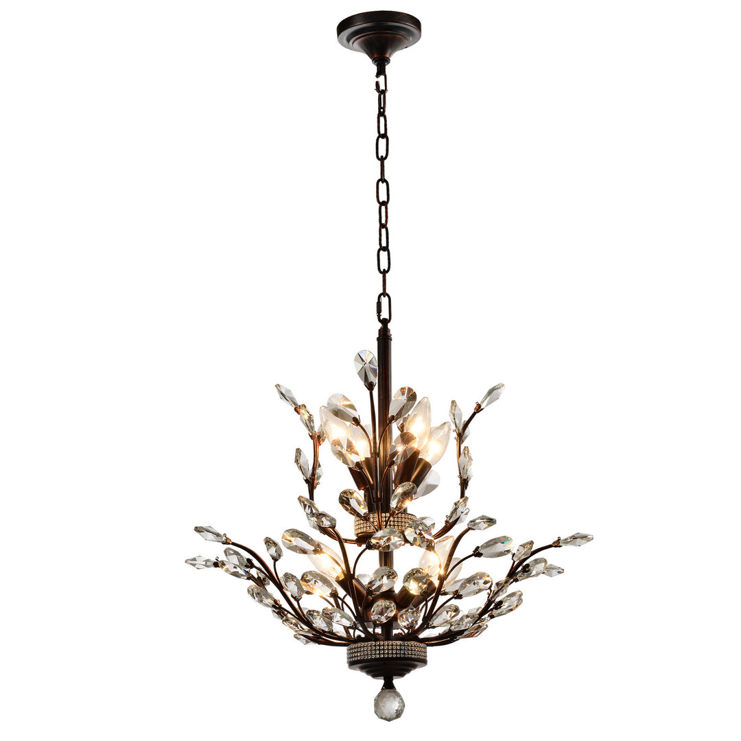 Worldwide Aspen W83152F21 Chandelier Light - Dark Bronze