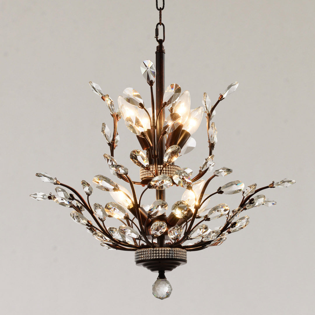 Worldwide Aspen W83152F21 Chandelier Light - Dark Bronze