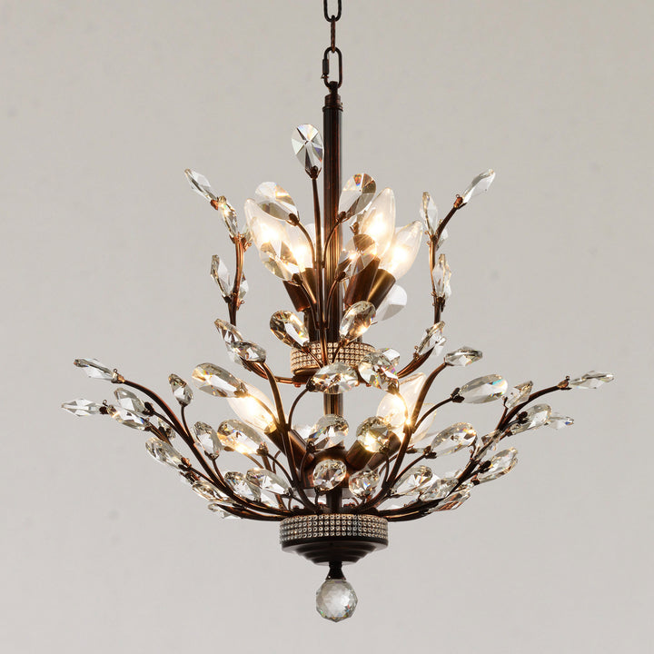 Worldwide Aspen W83152F21 Chandelier Light - Dark Bronze