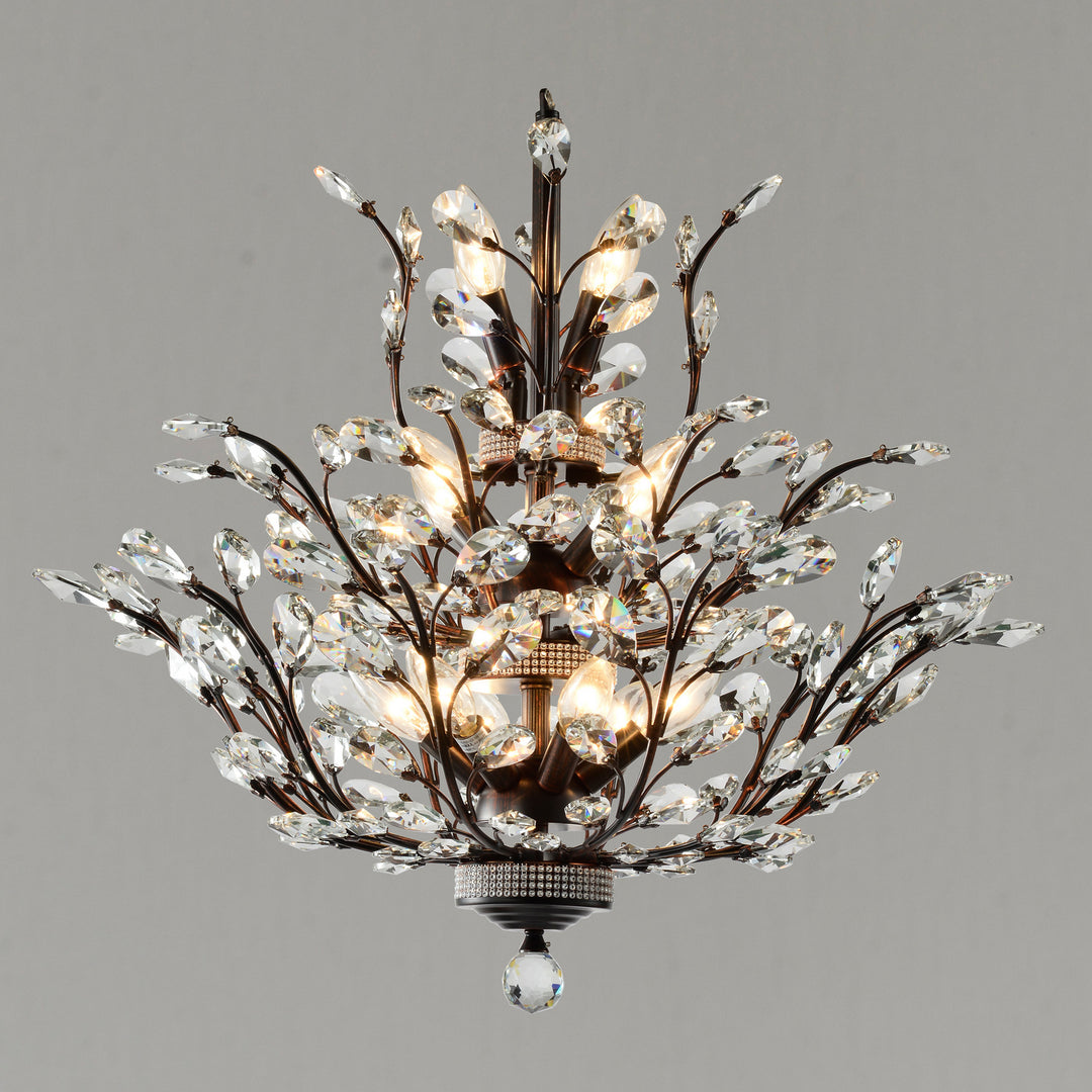 Worldwide Aspen W83152F27 Chandelier Light - Dark Bronze