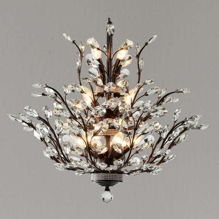 Worldwide Aspen W83152F27 Chandelier Light - Dark Bronze