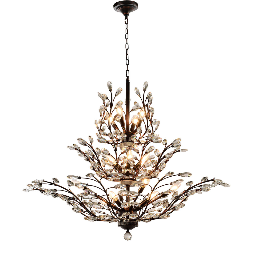 Worldwide Aspen W83152F41 Chandelier Light - Dark Bronze