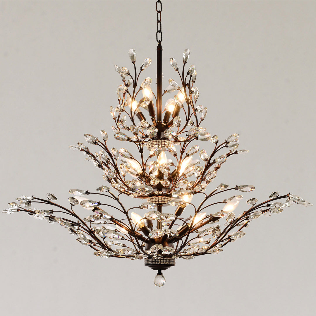 Worldwide Aspen W83152F41 Chandelier Light - Dark Bronze
