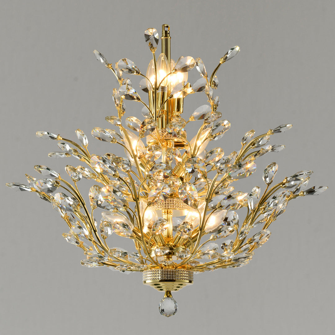 Worldwide Aspen W83152G27 Chandelier Light - Polished Gold