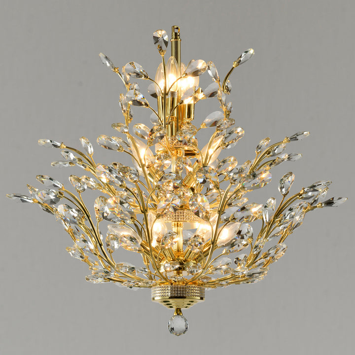 Worldwide Aspen W83152G27 Chandelier Light - Polished Gold