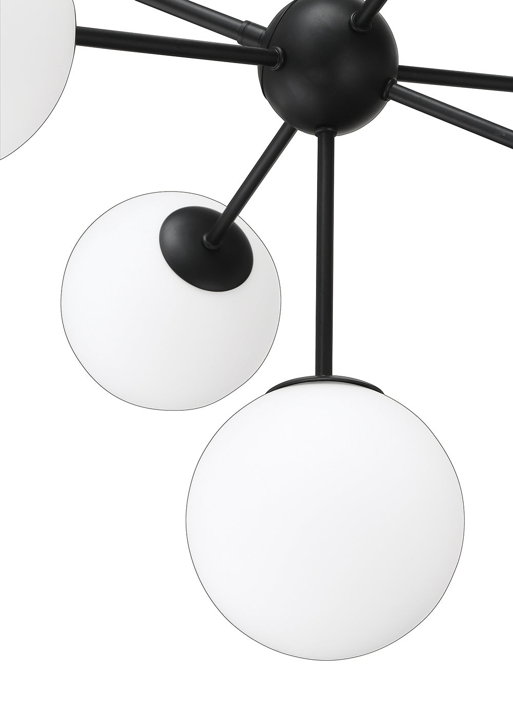 Kendal Phoenix PF101-7L-BLK Pendant Light - Black