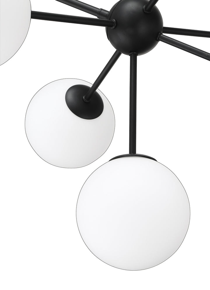 Kendal Phoenix PF101-7L-BLK Pendant Light - Black