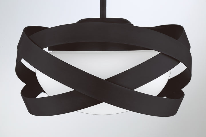 Kendal Saturn PF128-BLK Pendant Light - Black