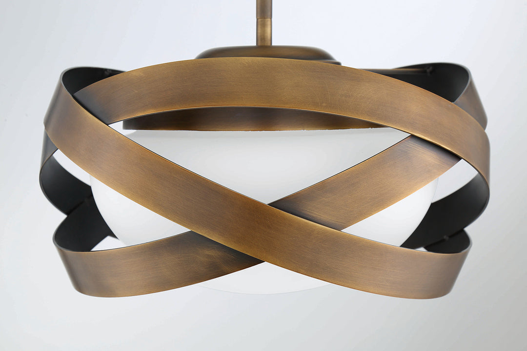Kendal Saturn PF128-BRS Pendant Light - Brass