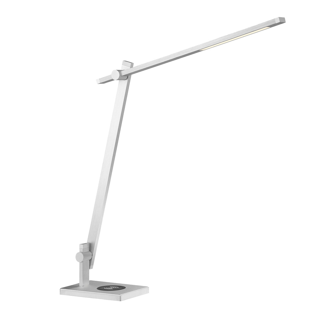 Kendal Lighting PTL5017-AL Axoir Led Desk Lamp Lamp Pewter, Nickel, Silver