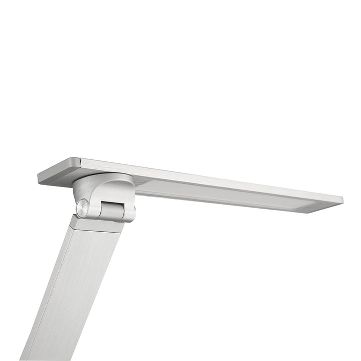 Kendal Lighting SA102-AL Arc Led Swing Arm Wall Lamp Lamp Pewter, Nickel, Silver