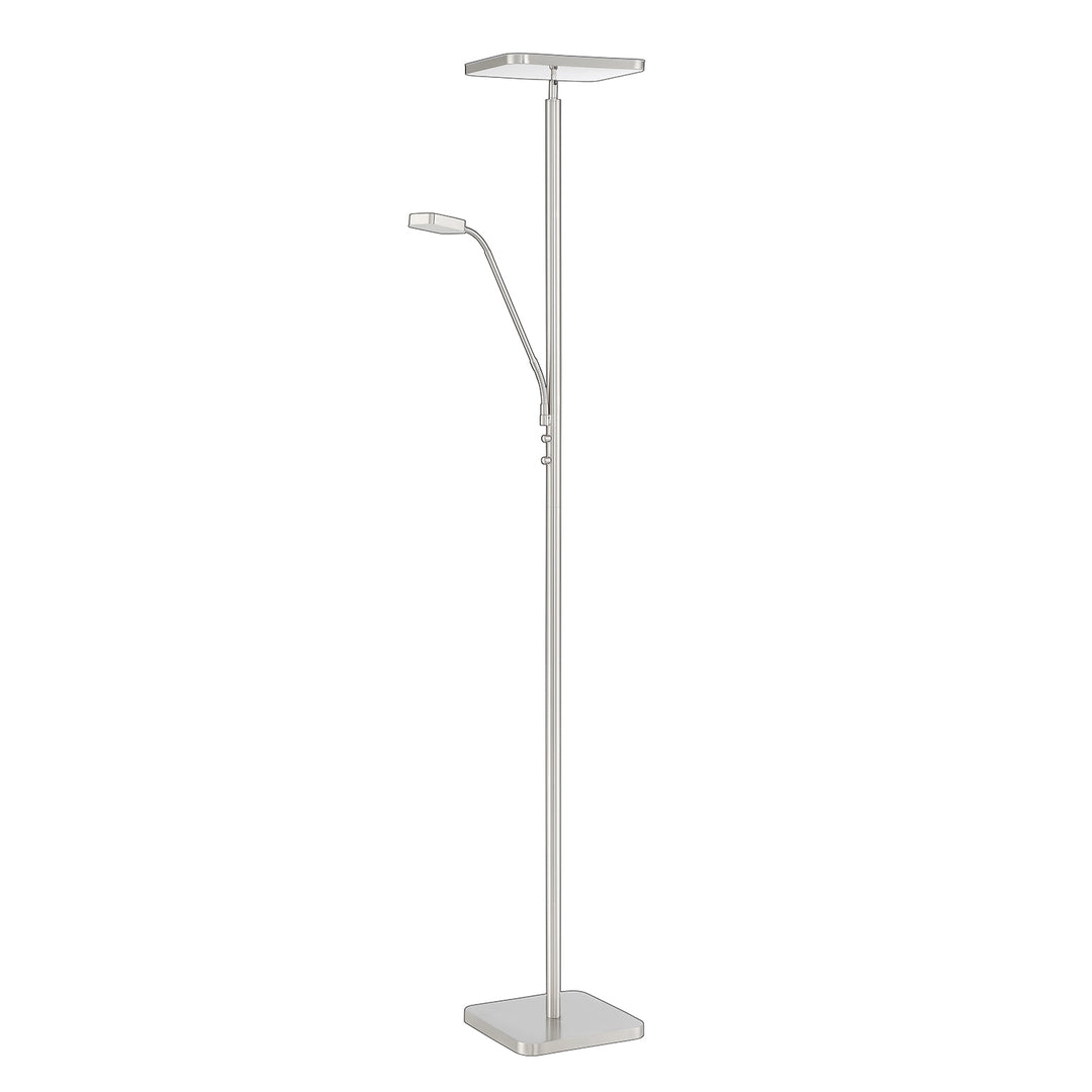 Kendal Lighting TC5012-SN Ella Led Torchiere Lamp Pewter, Nickel, Silver