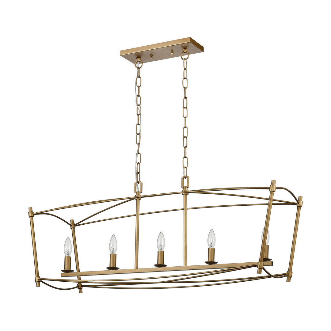 Elk Trapan D4462 Pendant Light - Aged Gold