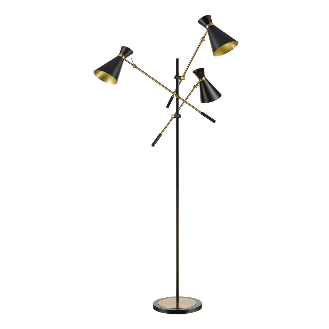 Elk Lighting D4520 Modern Chiron Lamp Black