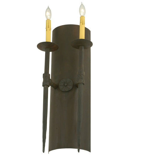 2nd Avenue Warwick 13602-2 Wall Sconce Light - Costello Black