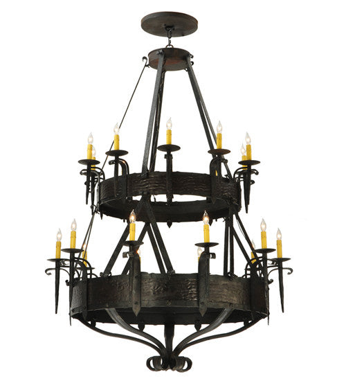 2nd Avenue Costello 34944-22 Chandelier Light - Costello Black