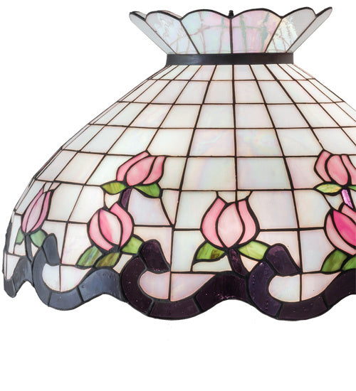 Meyda Tiffany Lighting 10364 Roseborder Shade Lamp Shade Multicolored