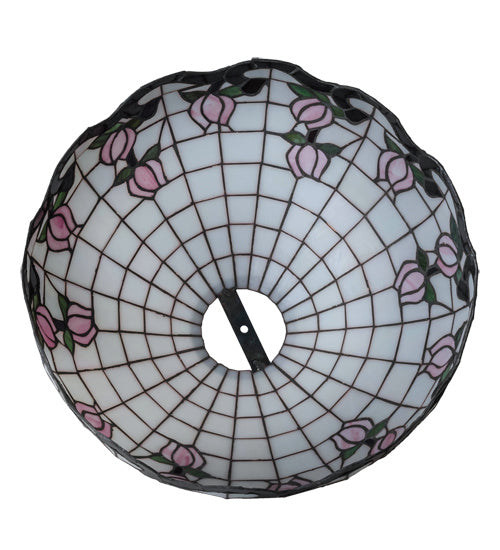 Meyda Tiffany Lighting 10364 Roseborder Shade Lamp Shade Multicolored